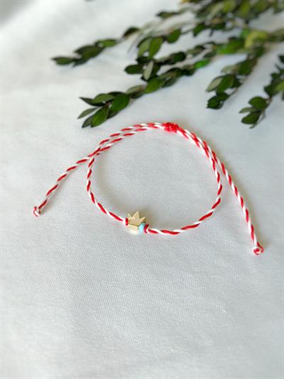 Mavi Boncuklu Bahar Dilek Bilekliği ☘️ Taç