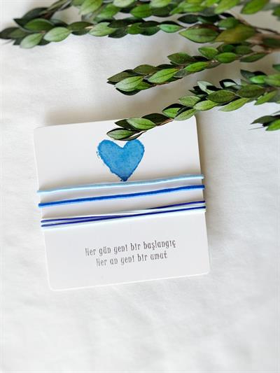 Mavi Çoklu Basic Bileklik