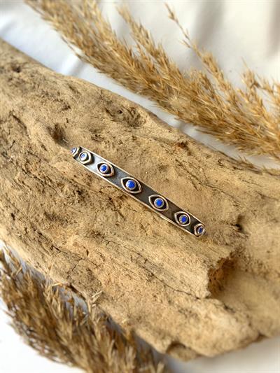 Mavi Göz Detaylı Kelepçe Bileklik