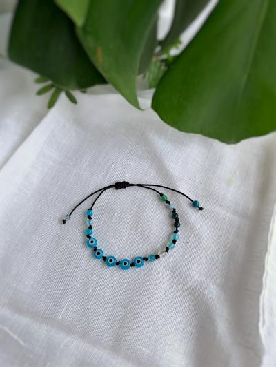 Nazar Akik Doğaltaş Bileklik