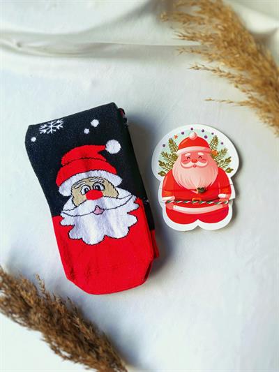 Noelbaba Yılbaşı Çorap Bileklik Seti