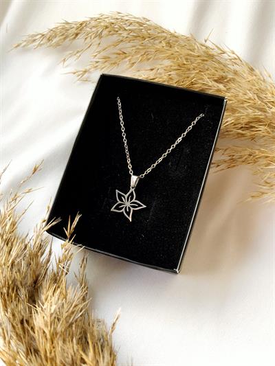 Orkidem Çelik Kolye