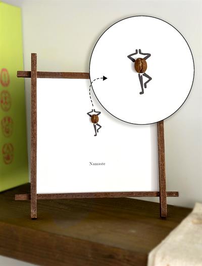 Özel Tasarım Kahve Çekirdekli Dekoratif Tablo 