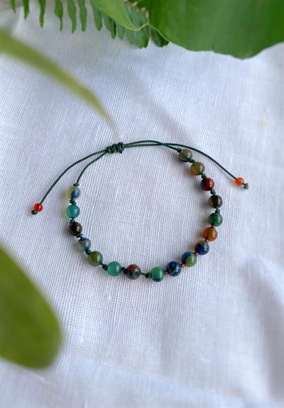 Renkli Akik Bileklik
