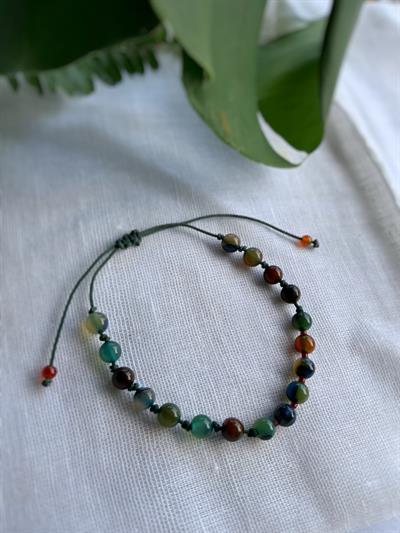 Renkli Akik Bileklik