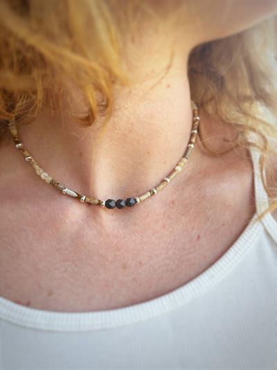 Ross Hematite Doğaltaş Kolye