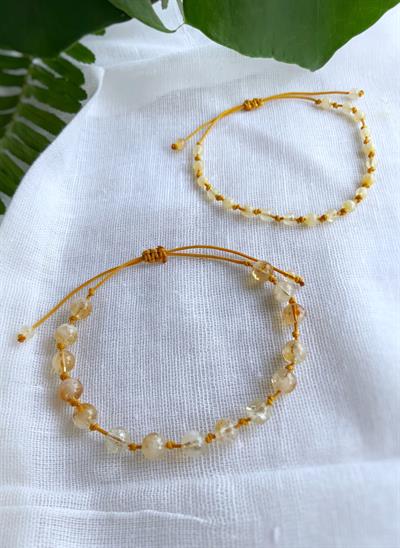 Sitrin Çift Bilekliği