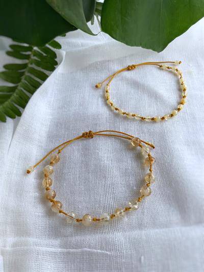 Sitrin Çift Bilekliği