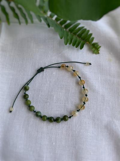 Sitrin ve Yeşim Taşı Bileklik