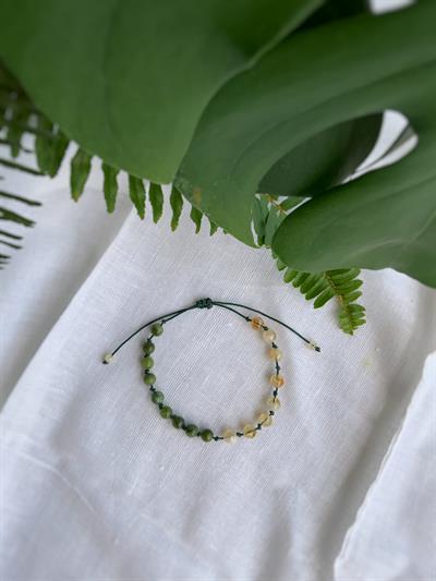 Sitrin ve Yeşim Taşı Bileklik