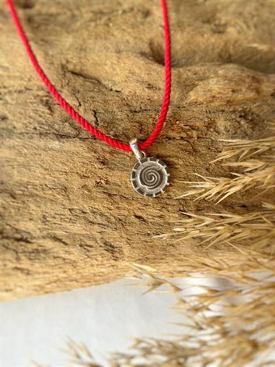 Spiral Gümüş Kolye Ucu