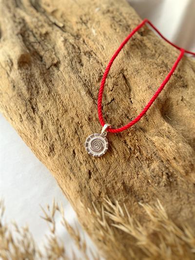 Spiral Gümüş Kolye Ucu