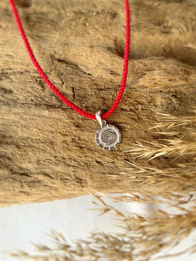 Spiral Gümüş Kolye Ucu