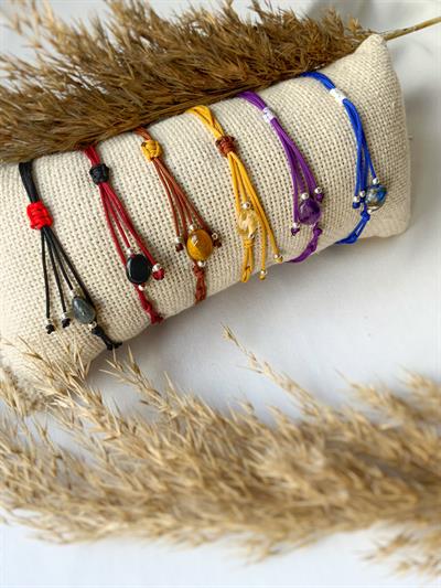 Unisex Kaplangözü Kiraz Bileklik / Halhal