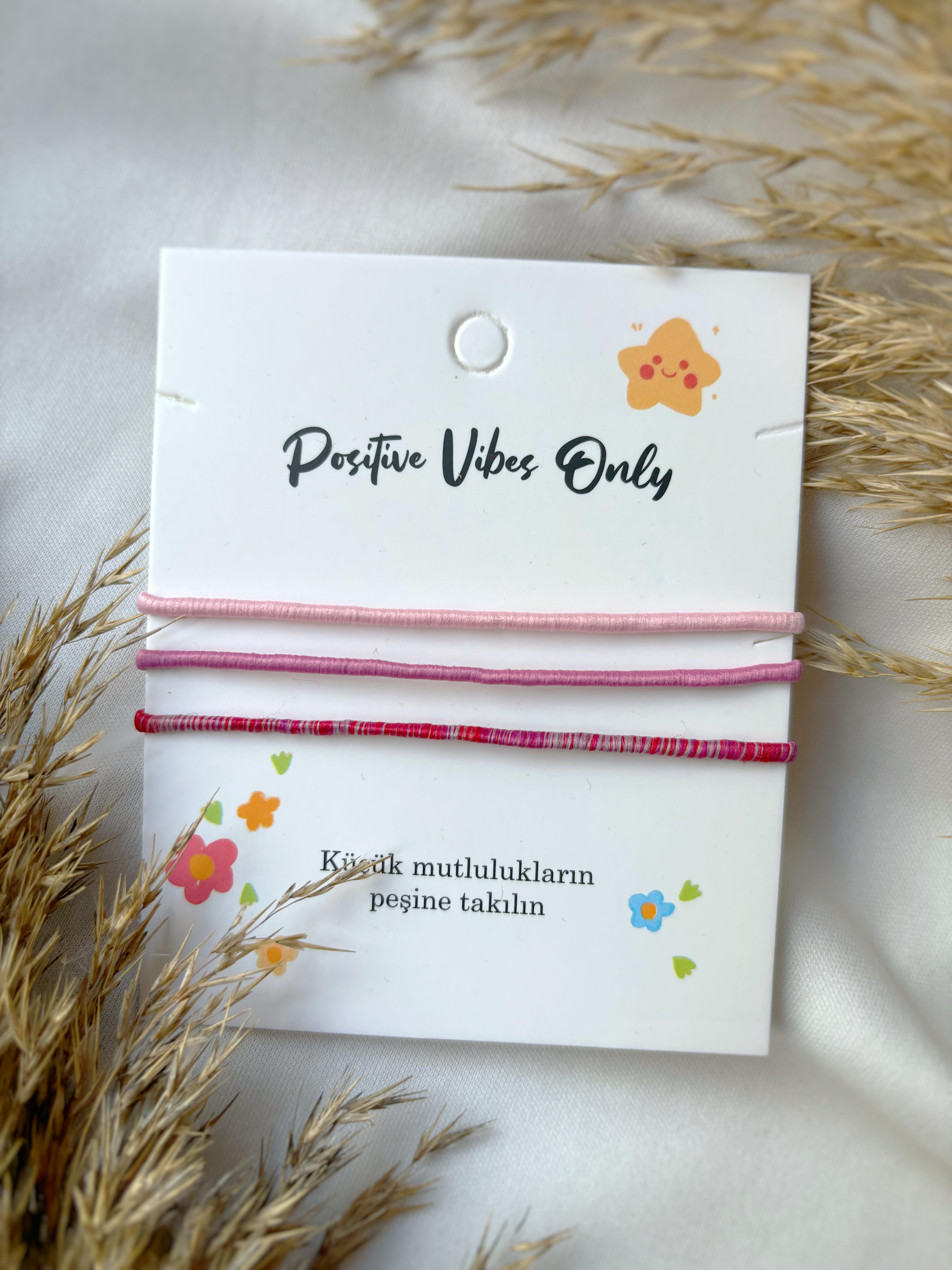 3lü Arkadaşlık İp bileklik seti