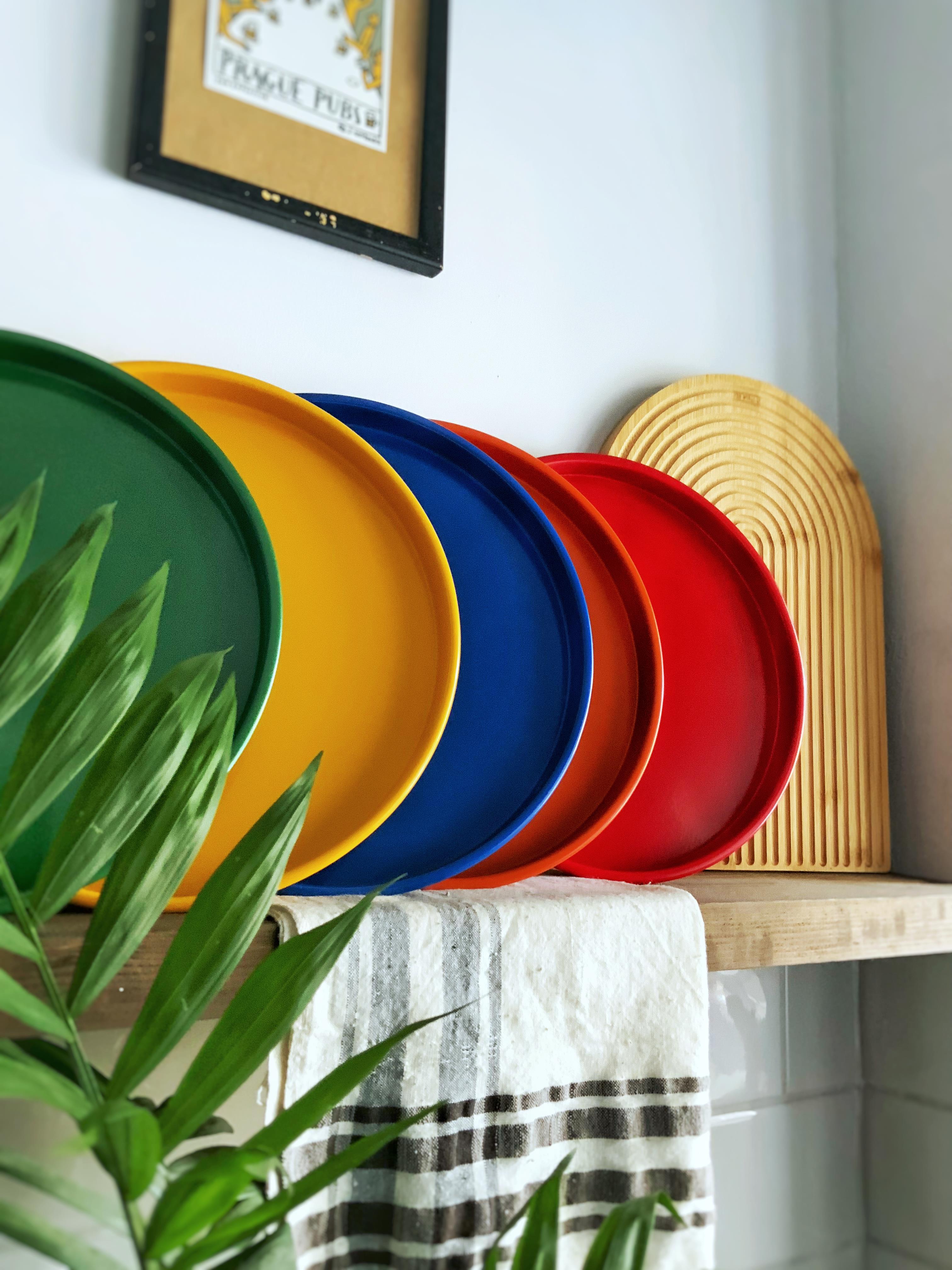 Aura Metal Dekoratif Tepsi 