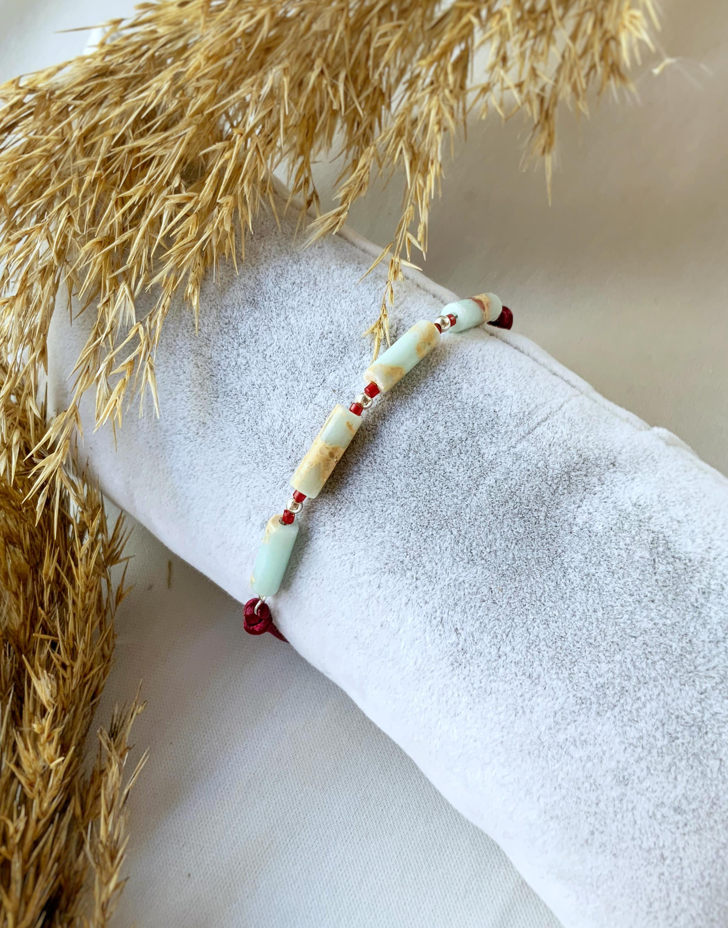 Emily Doğaltaş Tasarım Bileklik 925 Ayar Gümüş