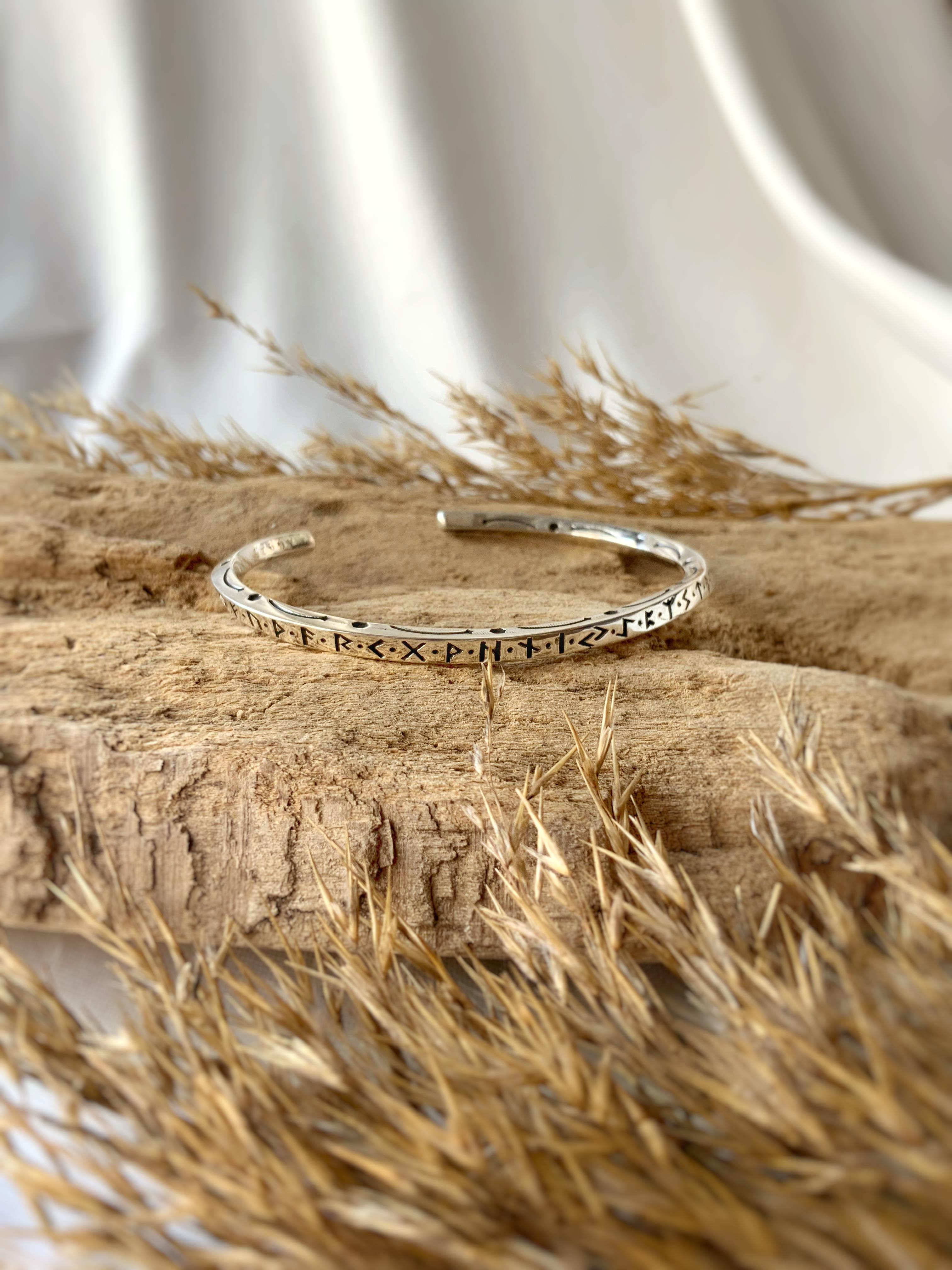 İskandinav Unisex Kelepçe Bileklik