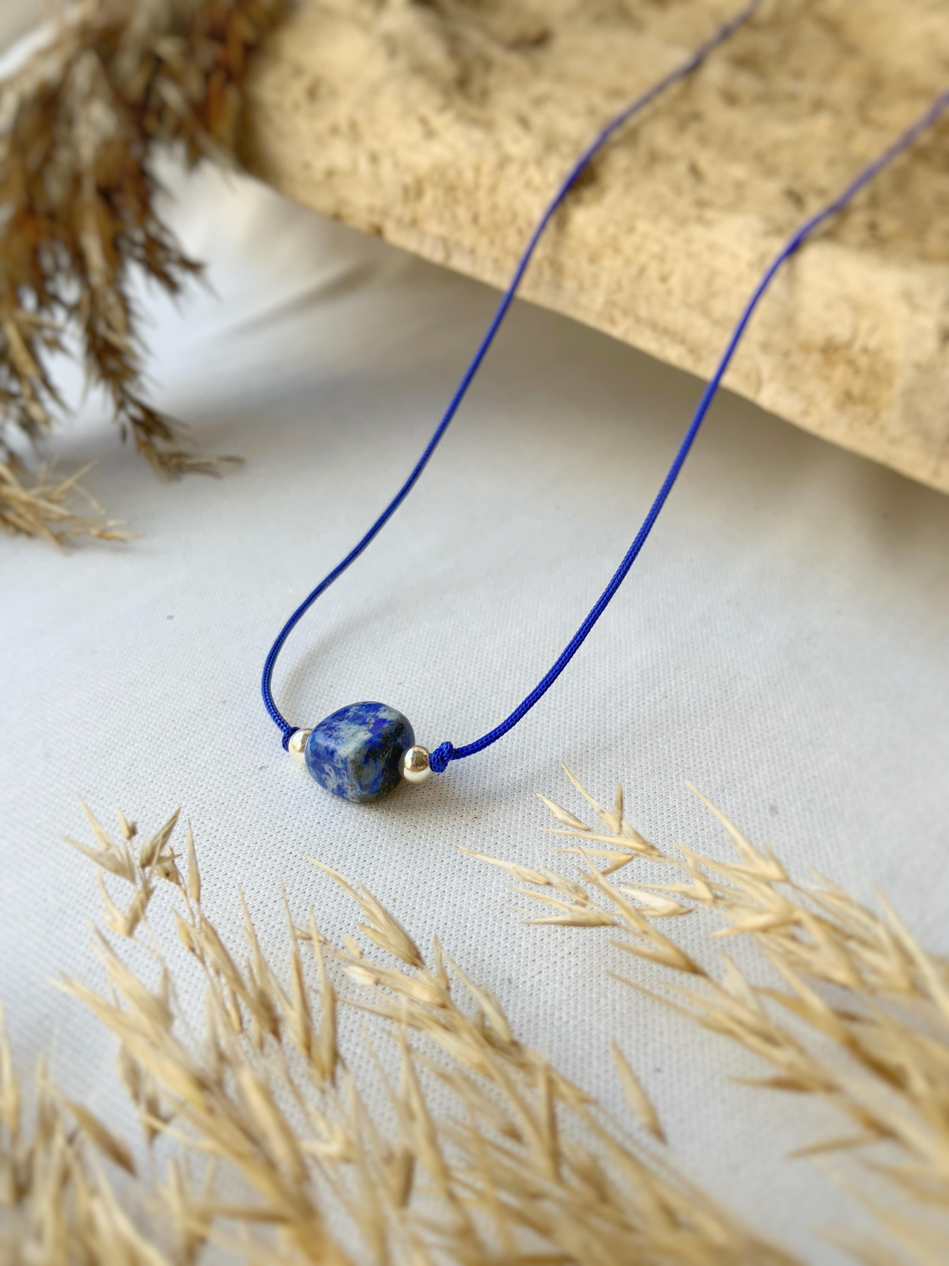 Lapis Lazuli Minimal Kolye 