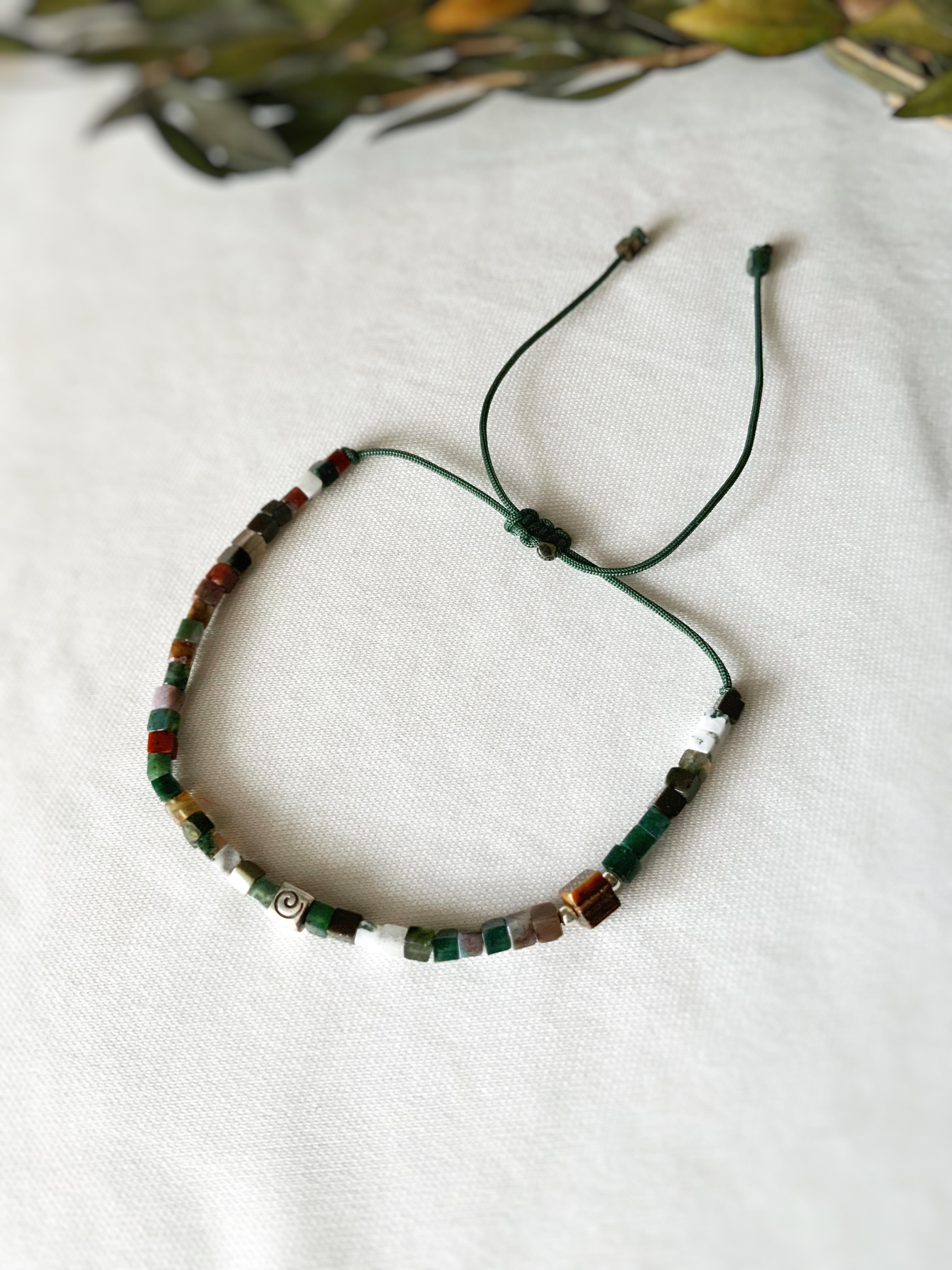 Suit Unisex Kare Akik Bileklik