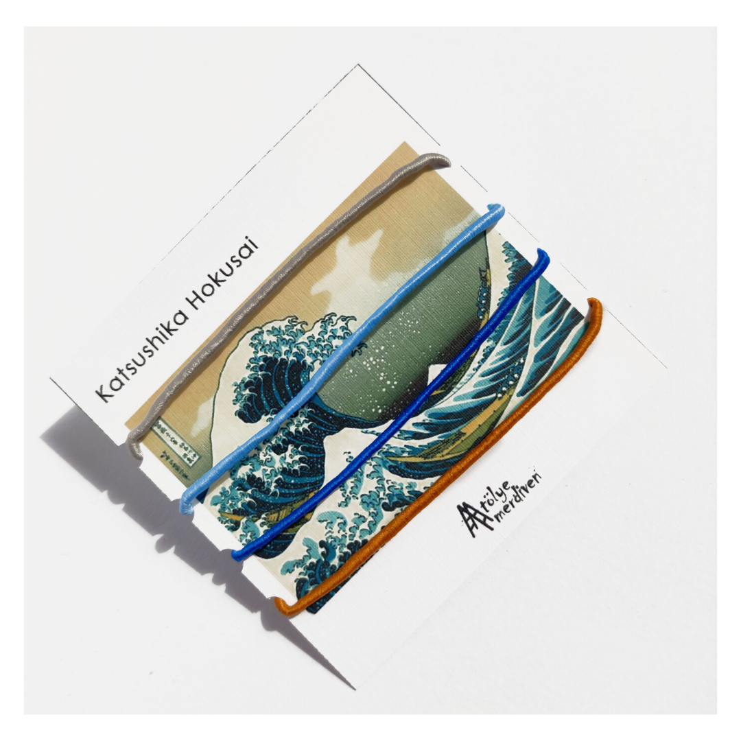 The Great Wave Bileklik seti