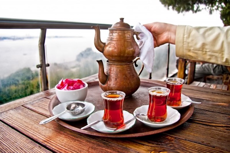 Drinking Tea Like a Turk