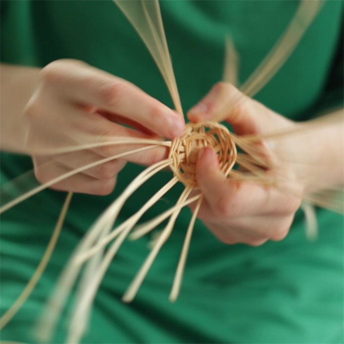 El Yapımı Bambu Süzgeç