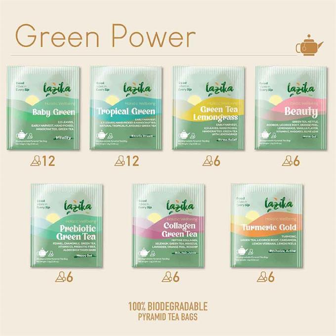Green Power Herbal Tea Assortment