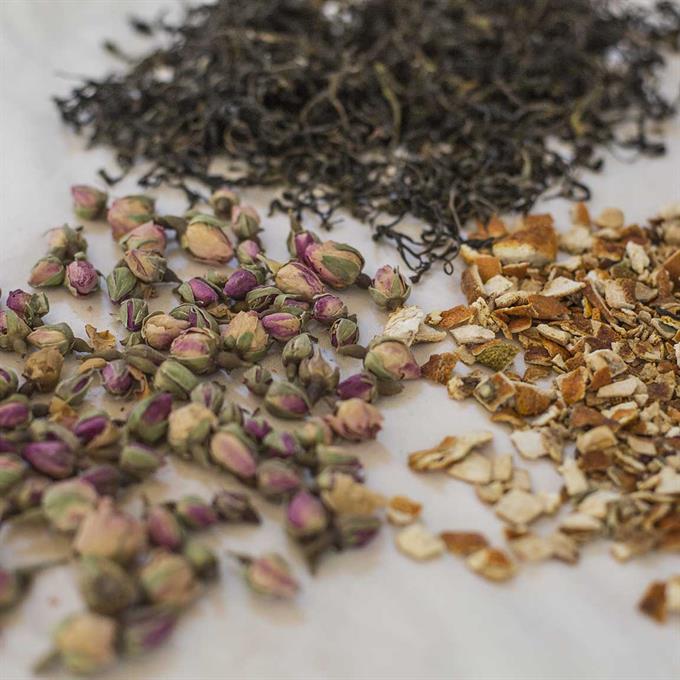 Green Tea Blend - Orange and Rose