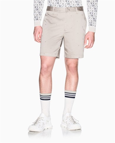 Armani Exchange Armani Exchange Erkek Düğme Kapama Normal Bel Kısa Boy Cep Detay Bej Şort XM002806 AF22642-U6229