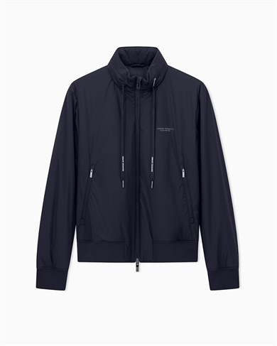 Armani Exchange Erkek Uzun Kollu Sıfır Yakalı Lacivert Ceket XM001583 AF19196-UB101