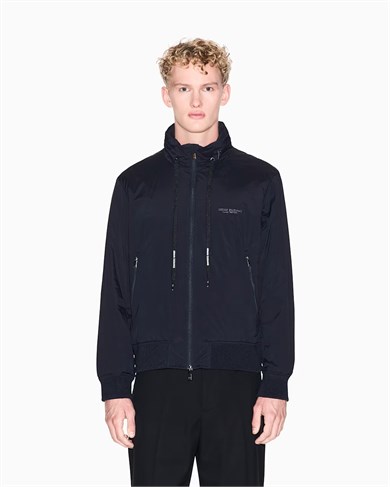 Armani Exchange Erkek Uzun Kollu Sıfır Yakalı Lacivert Ceket XM001583 AF19196-UB101