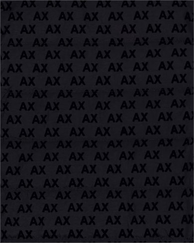 Armani Exchange Erkek Uzun Kollu Logo Desenli Sıfır Yakalı Siyah Ceket XM003510 AF19870-UC001