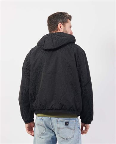 Armani Exchange Erkek Kapşonlu Yaka Marka Detaylı Fermuarlı Şişme Mavi Mont 6DZB26 ZN5NZ-55JW