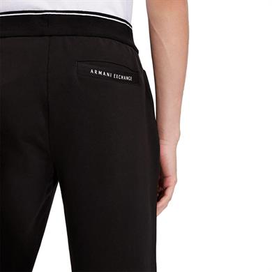 Armani Exchange Erkek Dokuma Kumaş  Normal Bel  Düz Model Siyah Pantolon 8NZP82 ZJH3Z-1200