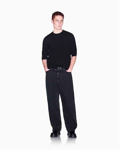 Armani Exchange Erkek Uzun Kollu Yuvarlak Yaka Siyah Kazak XM002986 AF10454-UC001