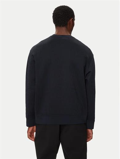 Armani Exchange Erkek Marka Logo Detaylı Regular Fit Uzun Kollu Lacivert Sweatshirt 6DZMJK ZJZGZ-55JW