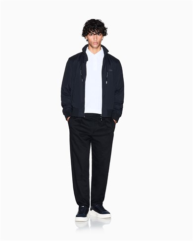 Armani Exchange Erkek Uzun Kollu Sıfır Yakalı Siyah Ceket XM001583 AF19196-UC001