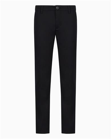 Armani Exchange Erkek Pamuklu Chino Slim Fit Siyah Pantolon 8NZP20 ZN1RZ-1200
