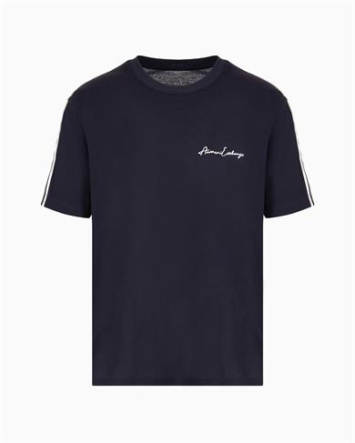 Armani Exchange Erkek Marka Logo Detaylı Baskılı Regular Fit Kısa Kollu Lacivert T-Shirt 8NZTSG ZJ9AZ-1510