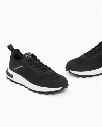 Armani Exchange Erkek Düşük Bilekli Siyah Sneaker XM003611 AF29101-UC001