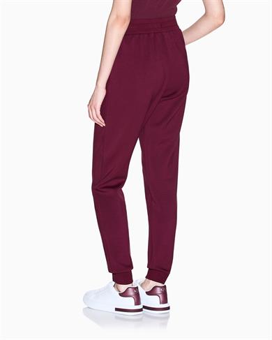 Armani Exchange Kadın Yüksek Belli Pamuk Karışımlı Günlük Kullanım Bordo Eşofman Altı XW000828 AF13397-UA343