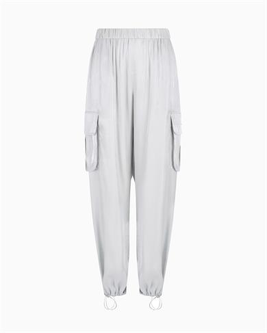 Armani Exchange Kadın Jogger Stil Bel Ve Paça Uçları Lastikli Yan Cep Gri Pantolon XW000139 AF10839-M8047