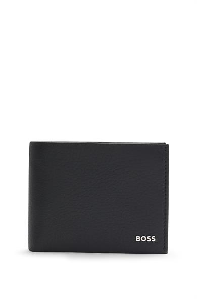 BOSS Erkek 6 Kart Bömeli İtalyan Model Tamemen Astarlı Siyah Kartlık 50529512-001