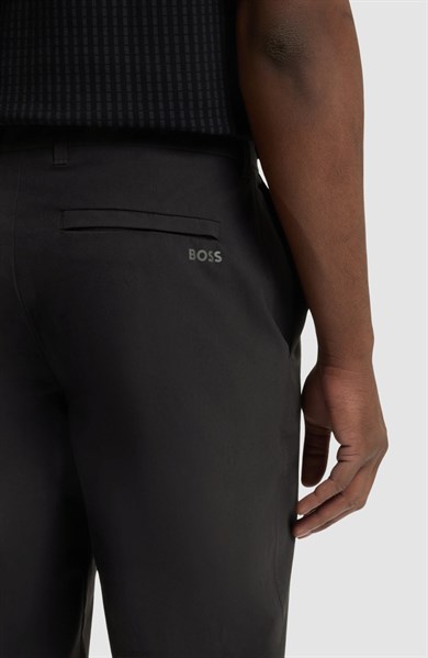 BOSS Erkek Normal Bel Düz Paça Siyah Pantolon 50561301-001