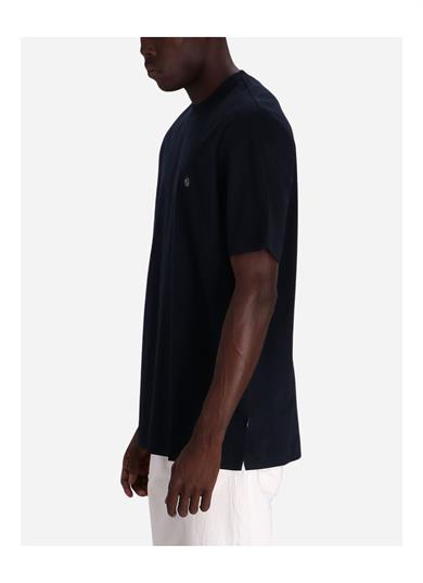 BOSS Erkek Regular Fit Bisiklet Yaka Marka Logolu Lacivert T-Shirt 50520298-404