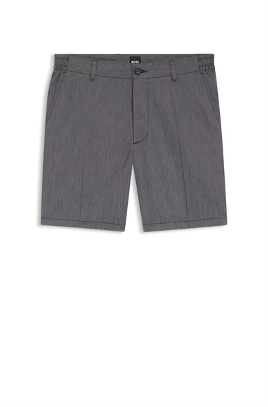 BOSS Erkek Regular Fit Normal Bel Pamuklu Lacivert Şort 50557424-404