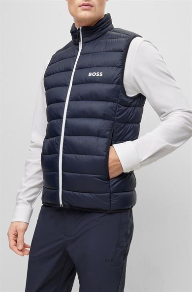 BOSS Erkek regular fit Uzun Kollu düz Lacivert Mont 50472473-402