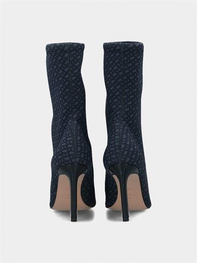 BOSS Kadın Marka Logolu Düz Taban Kaydırmaz Günlük Kullanım Siyah Bot & Bootie 50504631-001