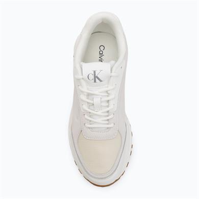 Calvin Klein Erkek %100 Deri Rahat Taban CK Logolu Bej Sneaker YM0YM01289-0GB